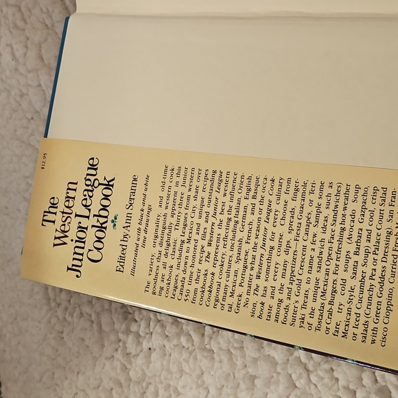 💞5/$10 THE WESTERN JUNIOR LEAGUE HARDCOVER COOKBOOK - Picture 3 of 4
